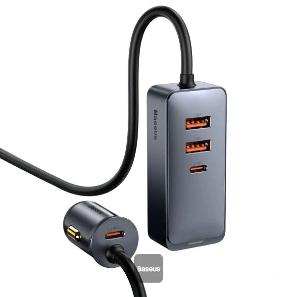 Baseus 120W 2U+2C Expansion Fast Car Charger Baseus 120W 2U+2C Expansion Fast Car Charger